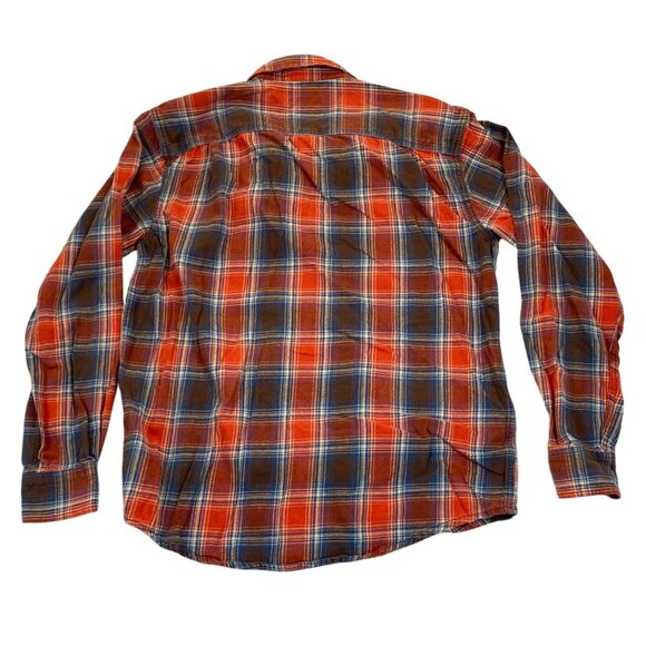 Faded Glory Men's Shirts Medium Lot of Three Long Sleeve Button Up Flannel Plaid - Picture 7 of 16